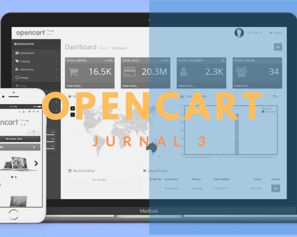 Изработка на онлайн магазин с Опънкарт 3