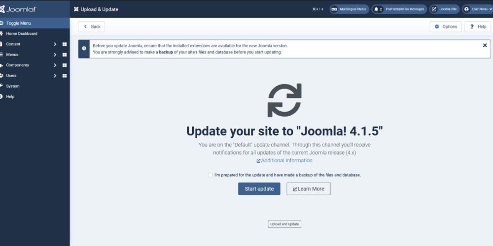 Joomla Upgrade - Надстройте вашия сайт до най-новата версия на Джумла